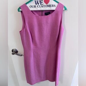 Ann Taylor Pink Sleeveless Shift Dress Size 10